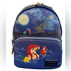Loungefly The Little Mermaid Ariel Fireworks Mini Backpack 